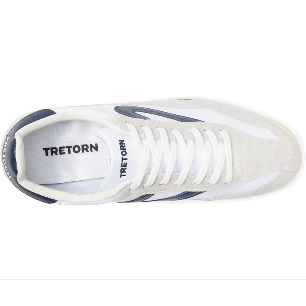 Women's Tretorn Kristine Sneakers Size 7 White Navy - Picture 2 of 14